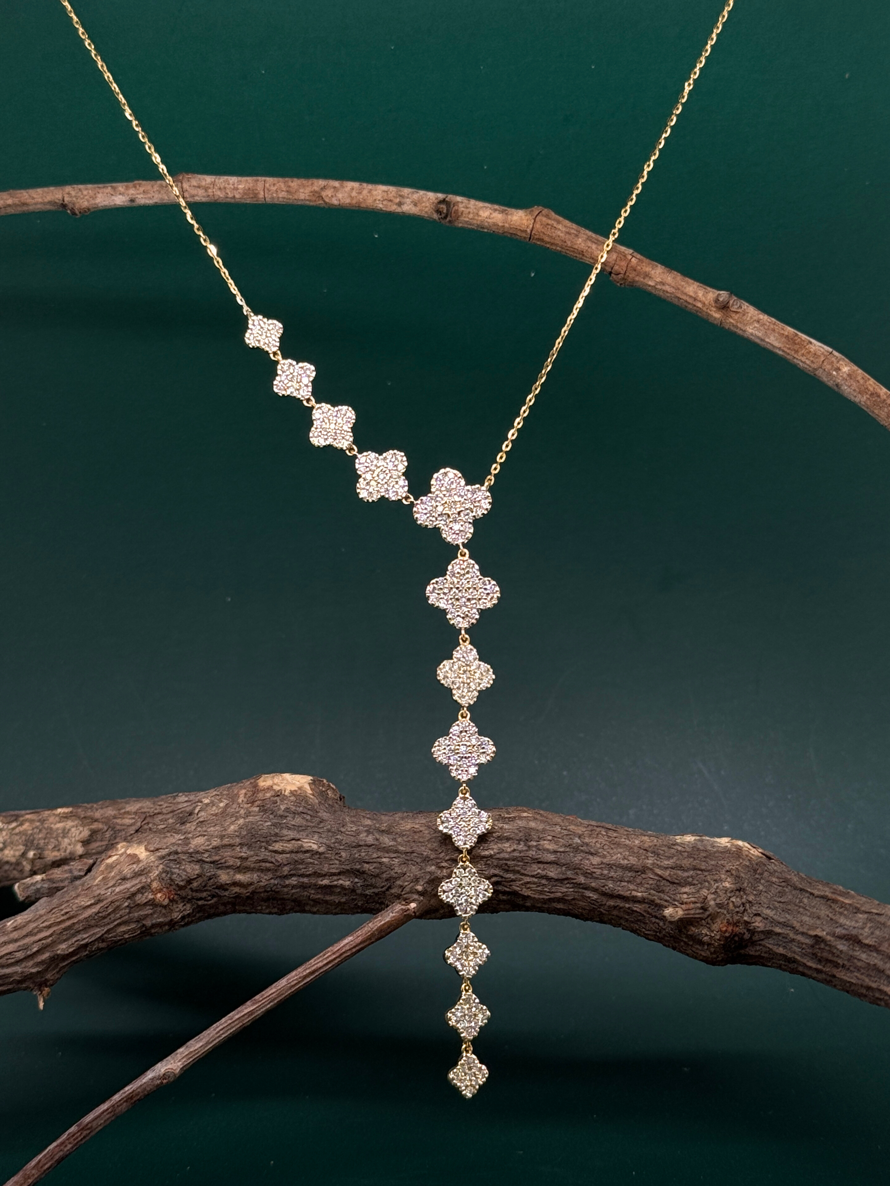 Multi Clover Necklace-405594